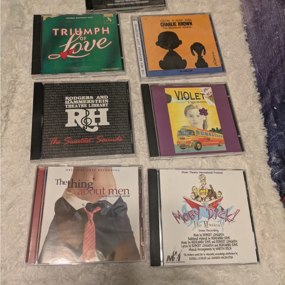 Broadway CD Bundle 🎭 7 Musicals – Violet, Moby Dick, Charlie Brown + More